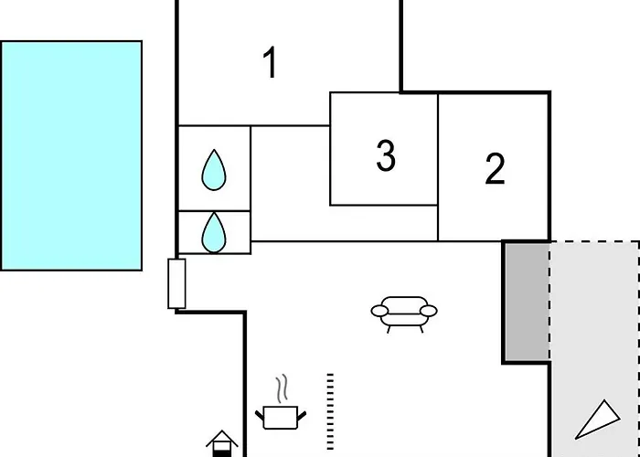 アパート Three-bedroom In Saldun トロギール